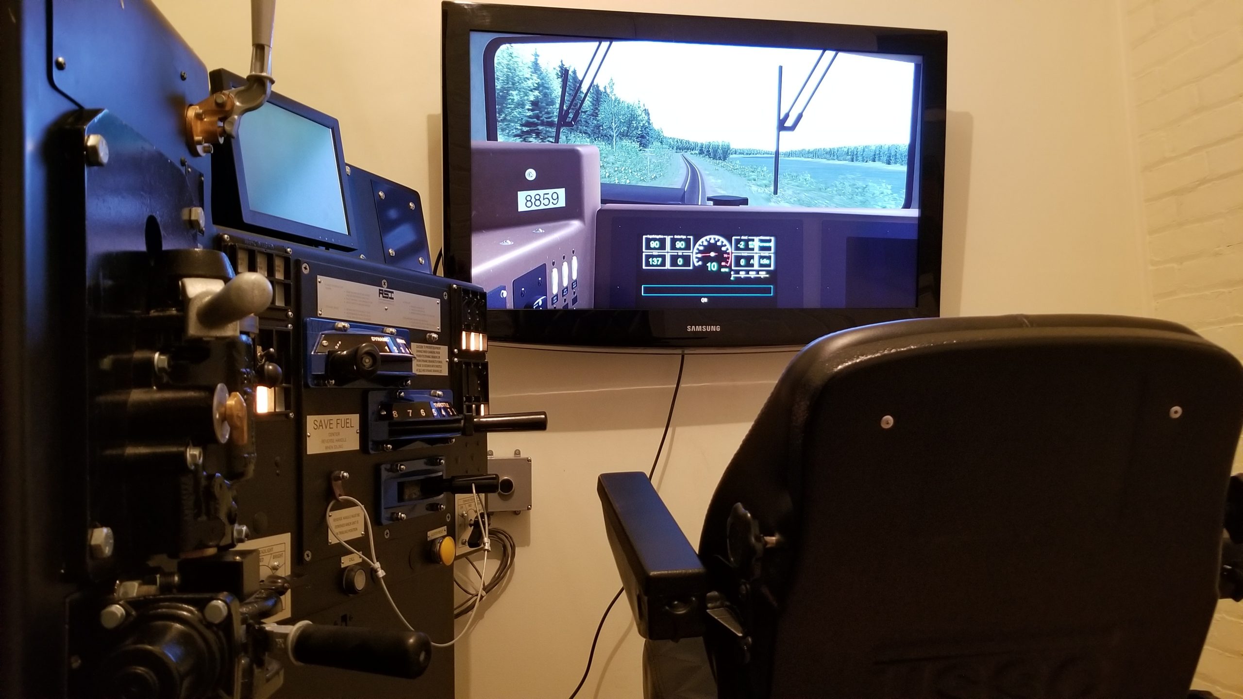 TRAIN SIMULATOR AT HERITAGE CENTRE